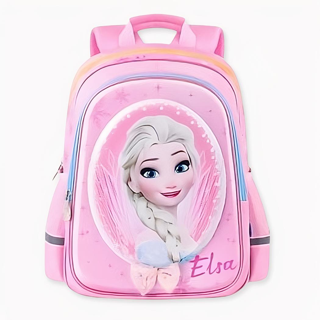 Rucksack Die Schneekönigin Elsa rosa. Gute Qualität und sehr modisch.