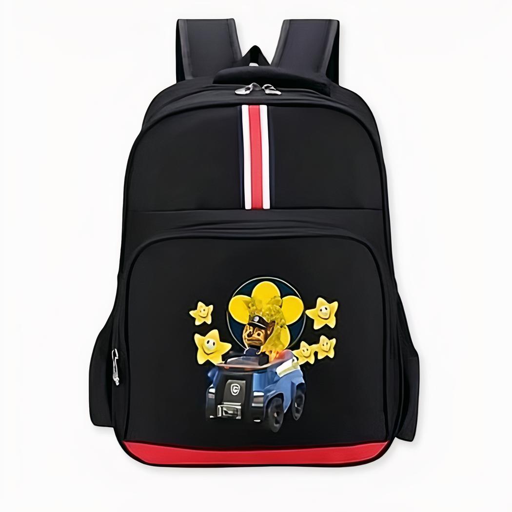 Rucksack mit Chase Patrol Patrol Motiv in schwarz und rot. Gute Qualität und sehr praktisch.
