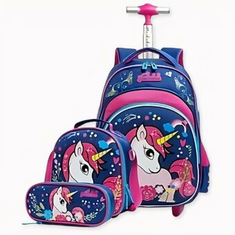 Rucksack mit Rollen Einhorn 3 Serien. Gute Qualität und sehr praktisch.