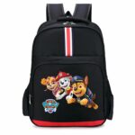 Stella, Marcus und Chase Patrol Patrol Rucksack schwarz und rot