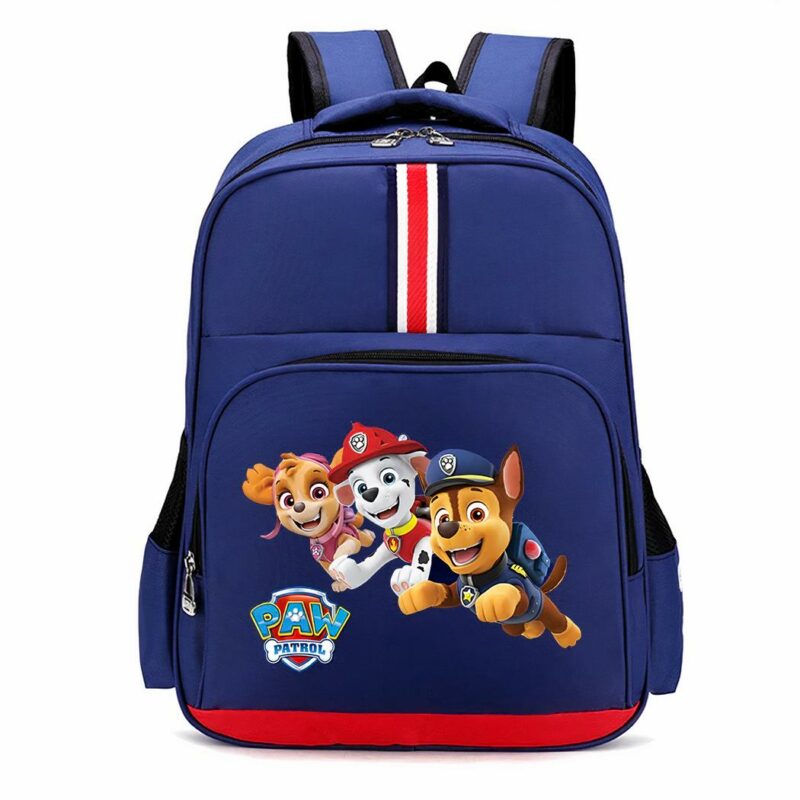 Rucksack Stella, Marcus und Chase Pat Patrouille blau und rot in verschiedenen Farben