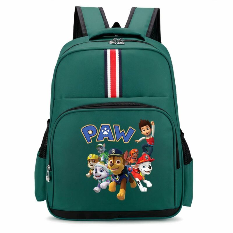 Rucksack mit Ryder und seinem Team Pat Patrouille grün