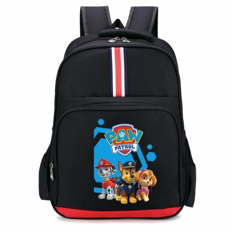 Patrol Patrol Rucksack mit schwarz-rotem Streifenmuster