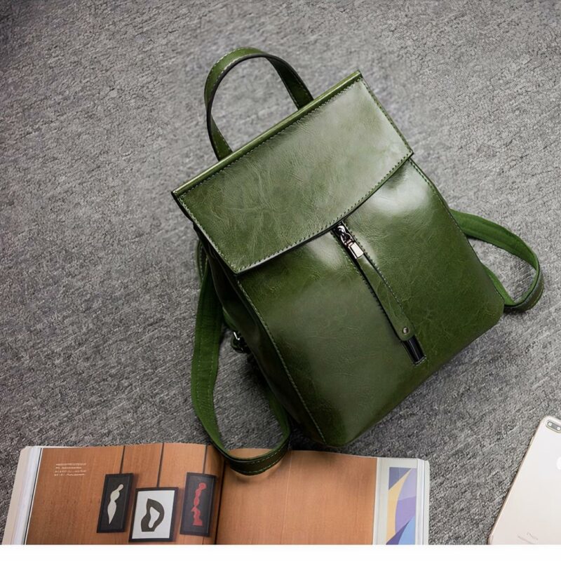 Rucksack aus Leder im Vintage-Stil für Frauen6
