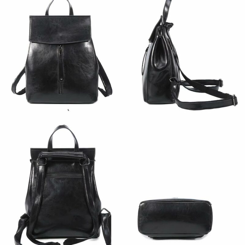 Rucksack aus Leder im Vintage-Stil für Frauen12