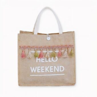 Suchen Sie nach der perfekten Tasche für diesen Sommer? Hier ist unsere brandneue Leinen-Strandtasche für Frauen! Mit ihrem schicken, lässigen Stil und dem großen Fassungsvermögen ist sie die perfekte Tasche für Strandausflüge, Stadtbummel und Shoppingtouren.