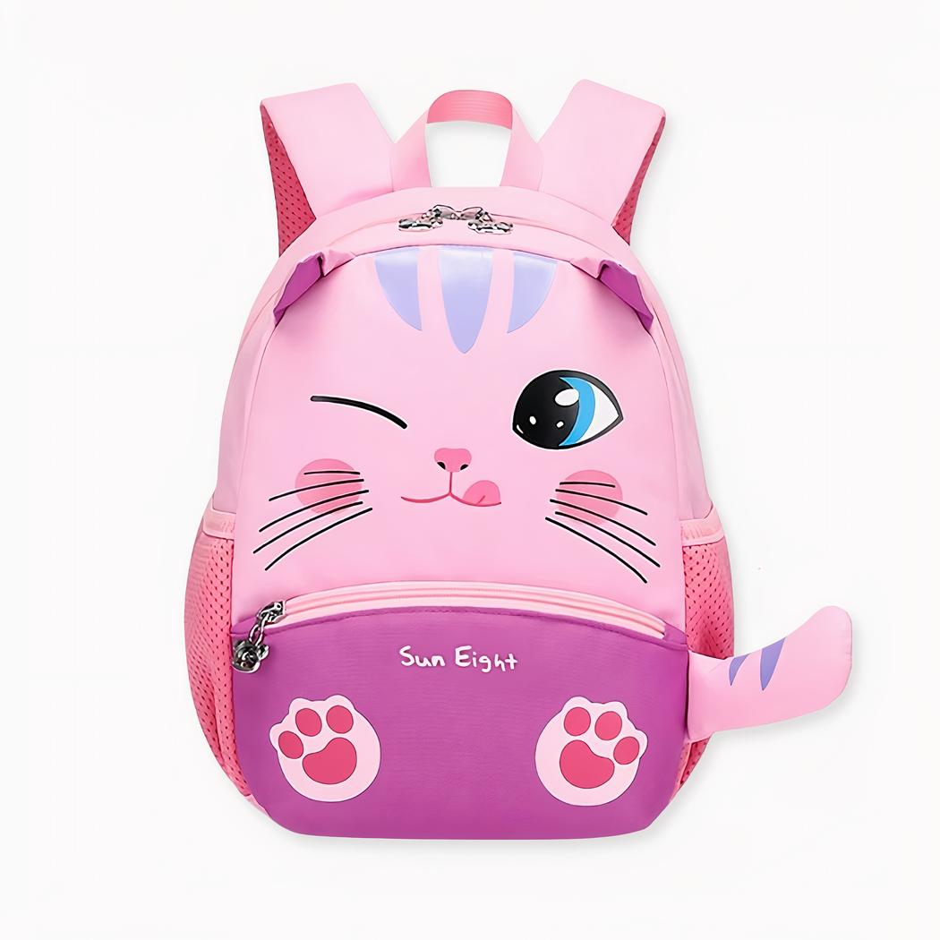 Schulrucksack mit 3D-Tiermotiven für Kinder, gute Qualität und sehr modisch.