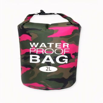 Suchen Sie nach einem robusten und zuverlässigen Rucksack, der Ihre Sachen während Ihrer Wassersportaktivitäten sicher und trocken hält? Dann ist unser 2L wasserdichter Mini-Beutel in Camouflage-Optik genau das Richtige für Sie!