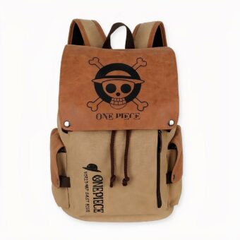 One Piece Canvas Rucksack braun Vintage