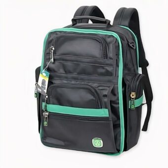 Geräumiger Rucksack für professionelle Elektriker, grün