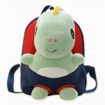 Lilliput Rucksack für Kinder Plüsch Dinosaurier marineblau