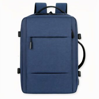 Wenn Sie auf der Suche nach einem zuverlässigen und komfortablen Rucksack sind, der Ihre Reisen angenehmer macht, dann suchen Sie nicht weiter als nach dem ergonomischen blauen Reiserucksack. Dieser Rucksack wurde mit Blick auf Komfort und Bequemlichkeit entworfen und verfügt über Merkmale wie gepolsterte Schultergurte und eine atmungsaktive Netzrückwand, die dafür sorgen, dass Sie sich auch auf langen Fahrten wohlfühlen.