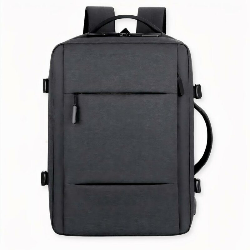 IMG_Dark-Gray_sac-a-dos-extensible-pour-homme-bagage_1F Der einfarbige dunkelgraue ergonomische Reiserucksack ist perfekt für diejenigen, die immer unterwegs sind. Sein einzigartiges Design ermöglicht einen bequemen Transport, selbst wenn er vollständig gepackt ist. Der Rucksack verfügt über eine Reihe von Taschen und Fächern, so dass Sie alles, was Sie unterwegs benötigen, leicht organisieren können. Die Schultergurte sind verstellbar, so dass Sie den Rucksack an Ihre Körpergröße anpassen können. Die einfarbige dunkelgraue Farbe ist perfekt für diejenigen, die einen diskreten Rucksack suchen, der nicht auffällt.