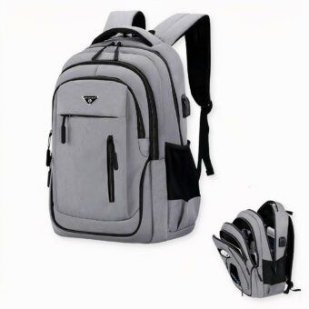 Wenn es darum geht, den perfekten Rucksack zu finden, kann es schwierig sein, einen zu finden, der sowohl Stil als auch Substanz hat. Unser ergonomischer Rucksack mit großem Fassungsvermögen in Grau ist jedoch ein Volltreffer. Dieser Rucksack wurde mit Blick auf Komfort und Zweckmäßigkeit entworfen, was ihn zur idealen Wahl für diejenigen macht, die immer in Bewegung sind. Das ergonomische Design des Rucksacks sorgt für ein angenehmes Tragegefühl, selbst wenn Sie eine schwere Last tragen. Die gepolsterten Schultergurte verteilen das Gewicht gleichmäßig und erleichtern so die Arbeit von Rücken und Schultern. Die atmungsaktiven Mesh-Einsätze sorgen dafür, dass Sie auch bei starkem Schwitzen kühl und bequem bleiben. Das geräumige Hauptfach ist ideal, um alle wichtigen Dinge zu transportieren, egal ob Sie zur Arbeit oder ins Fitnessstudio gehen. Die praktische Vordertasche ist perfekt für kleine Gegenstände wie Ihr Telefon oder Ihre Schlüssel. Und der integrierte Flaschenhalter sorgt dafür, dass Sie auch unterwegs ausreichend Flüssigkeit zu sich nehmen können. Wenn Sie einen Rucksack suchen, der sowohl elegant als auch funktional ist, dann ist unser ergonomischer Rucksack mit großem Fassungsvermögen in Grau die perfekte Wahl für Sie.
