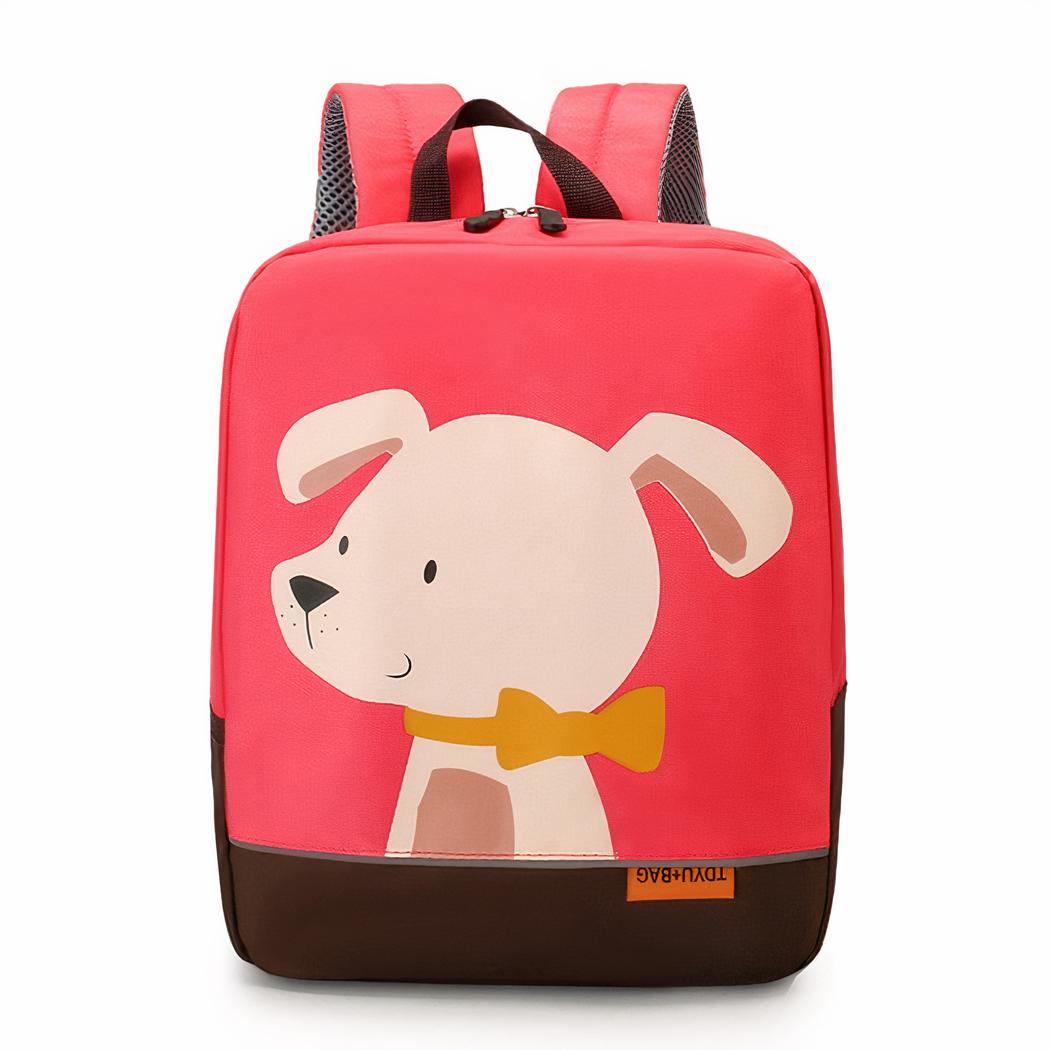 Rucksack für Kinder mit einem niedlichen bunten Tier illustriert