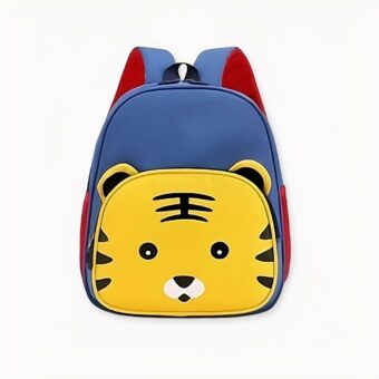 Kindergarten-Rucksack mit Tigger-Motiv in gelb, weiß und schwarz.