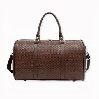 Elegante Herrenreisetasche mit großem Fassungsvermögen aus Kunstleder, gute Qualität und sehr modisch.