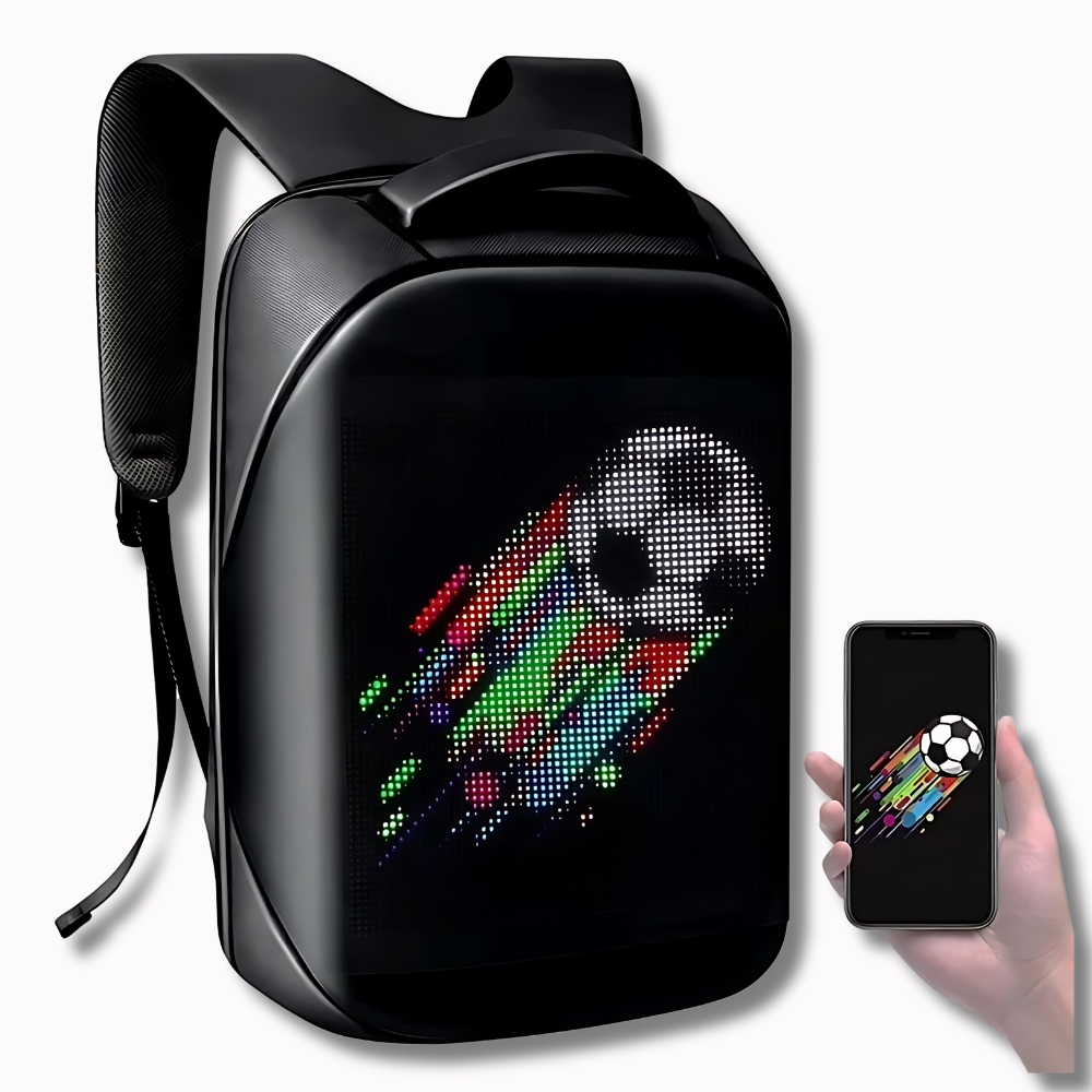 Rucksack mit programmierbarem LED-Bildschirm
