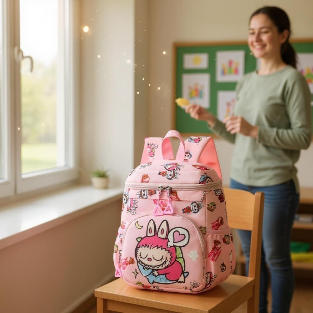 Labubu-Rucksack mit praktischem Verschluss – Bild 2
