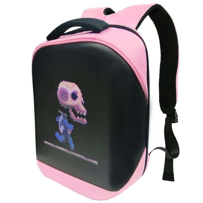 Rucksack mit programmierbarem LED-Display