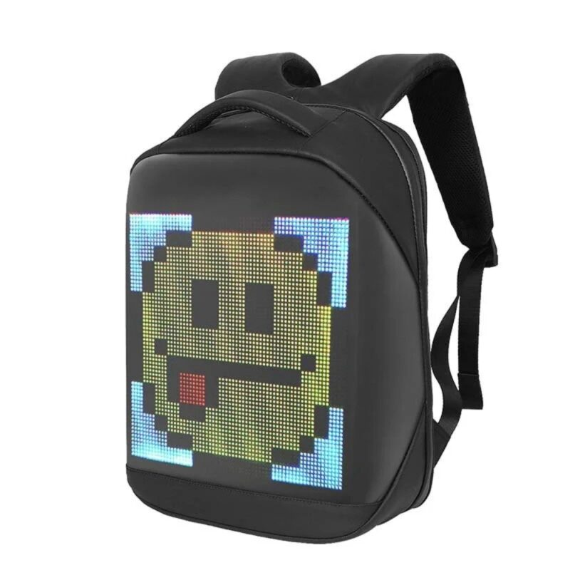 Rucksack mit programmierbarem LED-Display