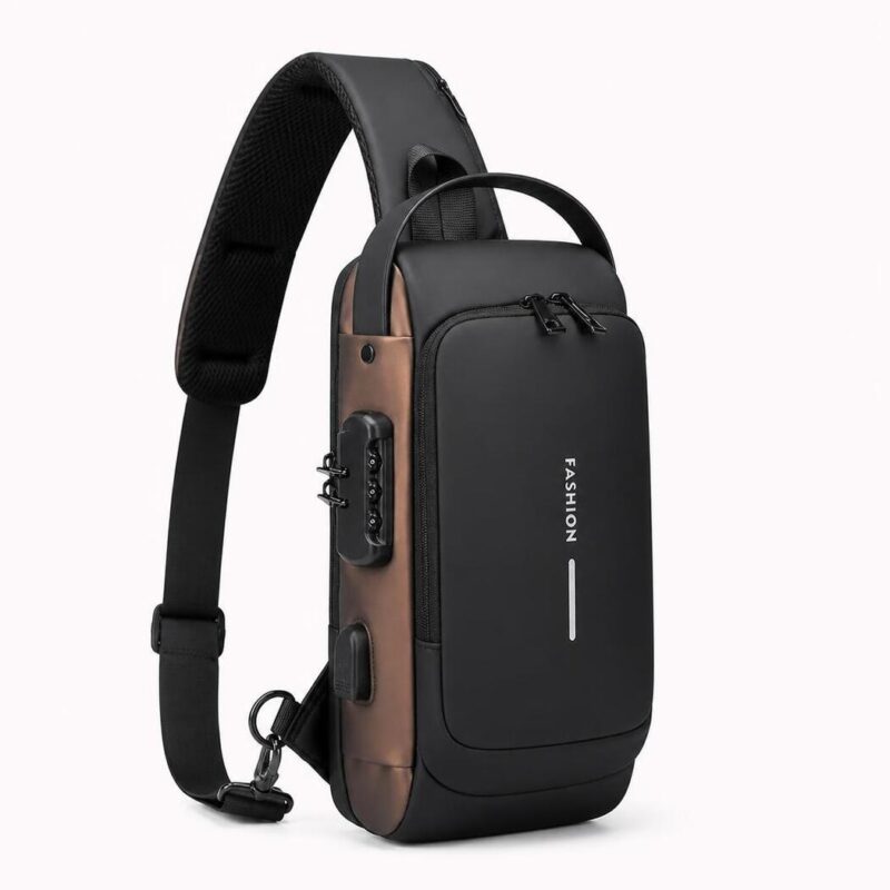 Découvrez ce sac à dos antivol homme monobretelle avec port USB, pensé pour vos trajets quotidiens en toute sérénité. Sa sangle unique réglable libère vos mouvements, tandis que le cadenas à combinaison protège vos affaires des regards indiscrets. Les compartiments organisés s'adaptent à votre rythme urbain.