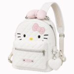 Sac à dos Hello Kitty matelassé de grande capacité