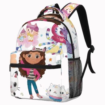 Weißer Gabby Chat Rucksack, Ansicht 1