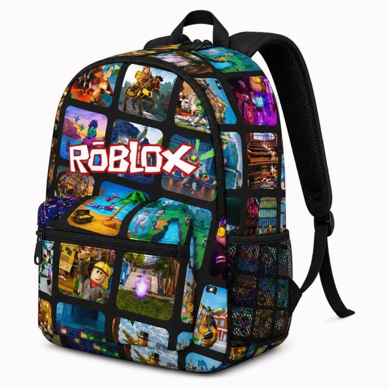 Roblox Rucksack mit dunklem Aufdruck, Ansicht 1