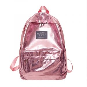 Holographischer Schulrucksack - Rosa - Schulrucksack Schulrucksack Rucksack für Kinder