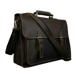 Vintage Herren Schulranzen - Aktentasche Tasche