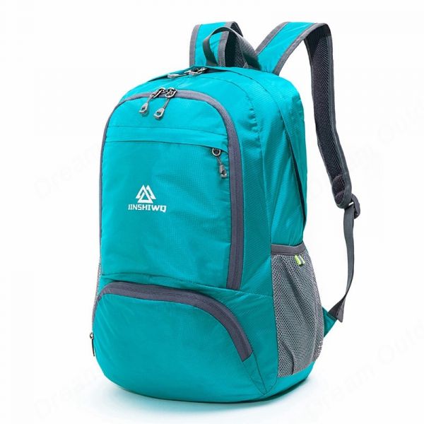 Faltbarer Nylon-Rucksack: Wasserdicht Und Leicht - Himmelblau - Rucksack Tasche