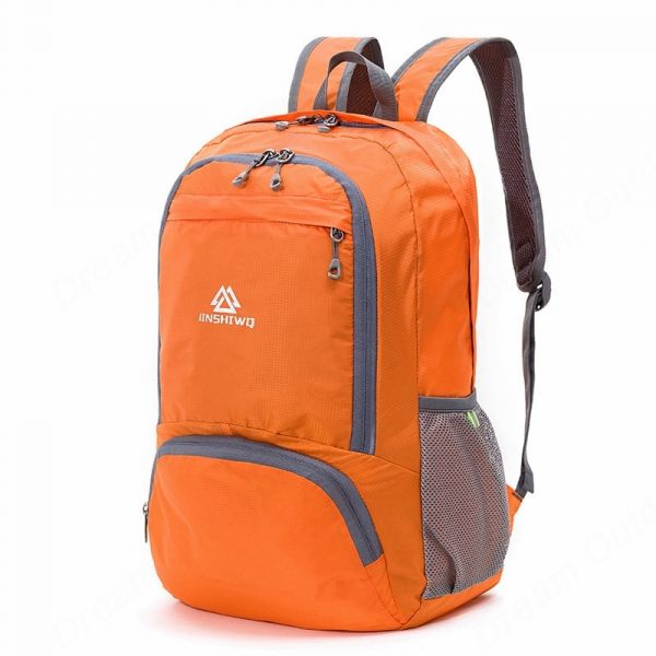 Faltbarer Nylon-Rucksack: Wasserdicht Und Leicht - Orange - Rucksack Tasche