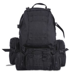 Tactical Travel Backpack - Schwarz - Militärische taktische Rucksäcke