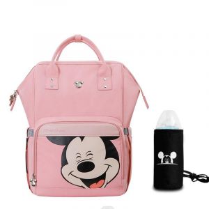 Wickeltasche, Baby, mit Mickey-Mouse-Motiv - Rosa - Mickey-Mouse-Windel