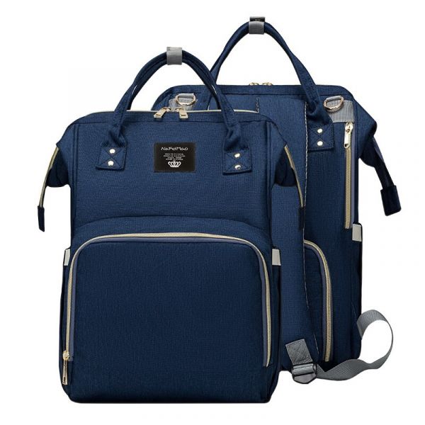 Baby Outdoor Reisetasche - Blau - Handtasche Schulrucksack