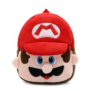 Super Mario Plüsch-Rucksack für Kinder - Super Mario Bros. Die Mario-Brüder.