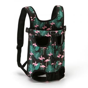 Transporttasche für Haustiere (Brust oder Rücken) - Grün, M - Hund Katze