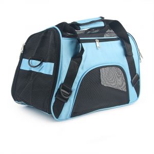 Handtasche für Haustiere - Blau, L - Hund Katze