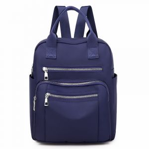 Lässiger Damen-Rucksack, ideal für Reisen - Blau - Rucksack Handtasche