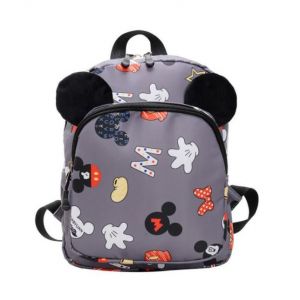 Kinderrucksack mit Mickey-Mouse-Print - Grau - Mickey the Mouse Schulrucksack