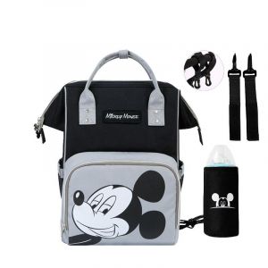 Disney Mickey Kinder Rucksack - Grau - Minnie Mouse Windel