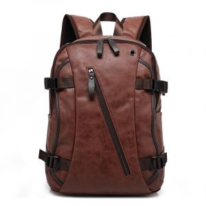 Vintage Leder Rucksack für Männer - Braun - Rucksack Tasche