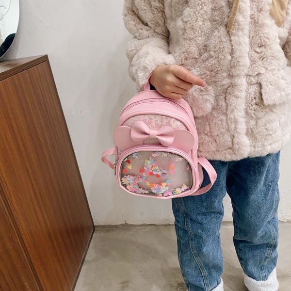 Kleiner Mädchen-Rucksack Mit Schleife