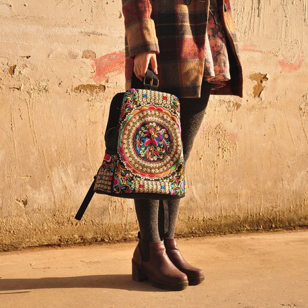 Rucksack Für Frauen Im Ethnischen Stil