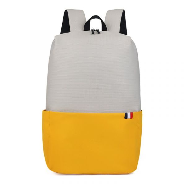 Wasserdichter Laptop-Rucksack In Gelb Und Grau