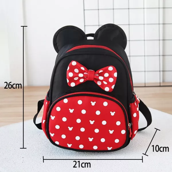 Mini Rucksack Minnie Mouse Rot Und Schwarz