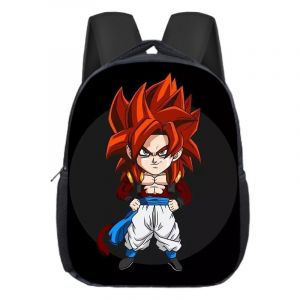 Dragon Ball GT Fusion Level 4 Son Goku und Vegeta Rucksack mit roten Haaren