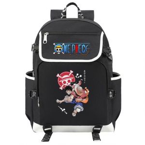 Rucksack mit großem Fassungsvermögen Monkey D.Luffy One Piece mit Frontmotiven