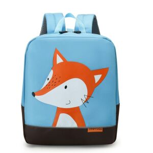 Rucksack für Kinder mit einem niedlichen bunten Fuchs als Tiermotiv